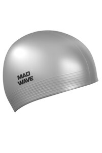 Латексная шапочка Mad Wave Solid M0565 01 0 17W серебро