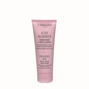 LERBOLARIO Крем для рук с гиалуроновой кислотой / Hyaluronic Acid Triple Action Hand Cream 75 мл