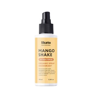 LIKATO PROFESSIONAL Спрей-дезодорант органический для тела / Mango Shake Likato professional 100 мл