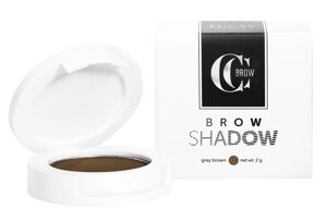 LUCAS COSMETICS Тени для бровей / CC Brow Shadow grey brown