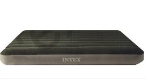 Матрас флокир. Intex Dura-Beam Prestige Downy Airbed 99х191х25 см 64107