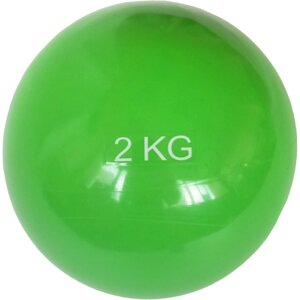 Медбол 2 кг, d13см Sportex MB2 салатовый