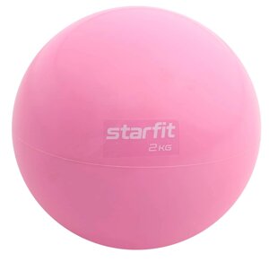 Медбол 2 кг Star Fit GB-703 розовый пастель