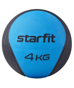 Медбол высокой плотности 4 кг Star Fit GB-702 синий