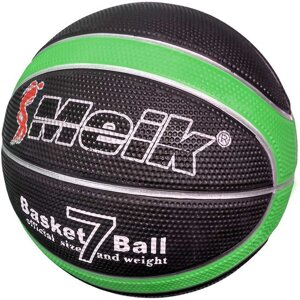 Мяч баскетбольный Sportex Meik MK2310 C28682-2 р. 7 черный\зеленый