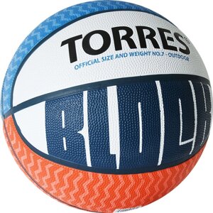 Мяч баскетбольный Torres Block B02077 р. 7