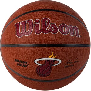 Мяч баскетбольный Wilson NBA Mia Heat WTB3100XBMIA р. 7