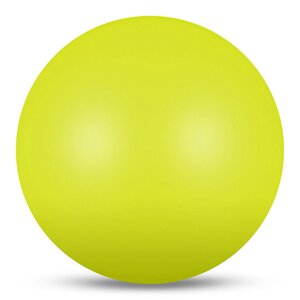 Мяч для художественной гимнастики d19см Indigo ПВХ IN329-LI лимонный металлик