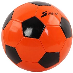 Мяч футбольный для отдыха Start Up E5122 р. 5 оранжевый-черный