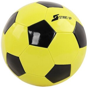 Мяч футбольный для отдыха Start Up E5122 р. 5 желтый-черный