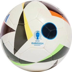 Мяч футзальный Adidas Euro 24 Fussballliebe Training Sala IN9377, р. 4, 18 пан., ПУ, руч. сш, мультиколор