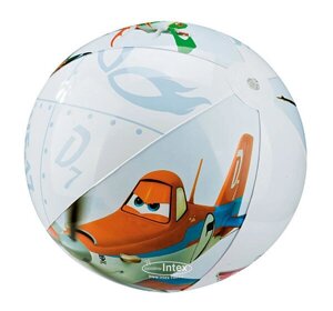 Мяч Самолеты 61см от 3лет Intex 58058