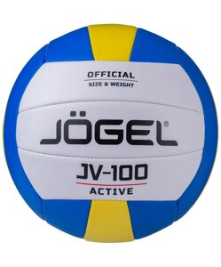 Мяч волейбольный Jogel JV-100 р. 5, синий\желтый