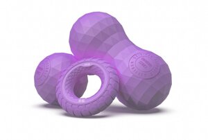 Набор из двух массажных мячей с кистевым эспандером Original Fit. Tools FT-SM3ST-PP пурпурный