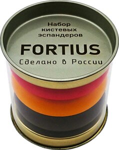Набор кистевых эспандеров Fortius 3шт. (30, 40, 50 кг), тубус H180701-304050SETТ