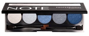 NOTE cosmetics тени для век, профессиональная палетка 101 / professional eyeshadow 5*2 г