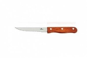Нож для нарезки 110/210мм с зубцами с дерев. ручкой Кантри Resto (Китай) FK216D-4