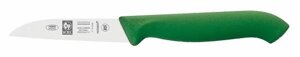 Нож для овощей 80/190мм зеленый HoReCa Icel 28500. HR02000.080