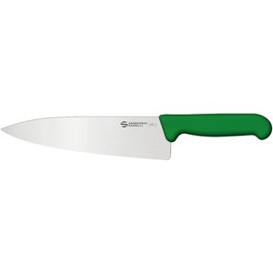 Нож кухонный Sanelli Ambrogio SC49024G 240мм зеленый