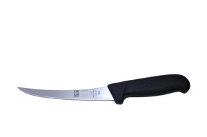 Нож обвалочный 130/260мм изогнутый гибкое лезвие черный SAFE Icel | 28100.3857000.130