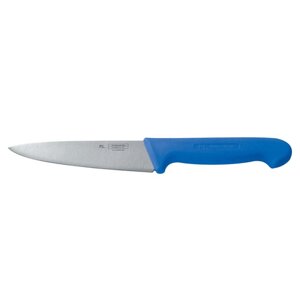 Нож PRO-Line поварской 16см синяя пластиковая ручка P. L. Proff Cuisine | KB-3801-160-BL201-RE-PL