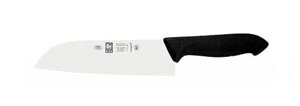 Нож японский Santoku 180/300мм черный HoReCa Icel | 28100. HR25000.180