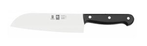Нож японский Santoku 180/300мм черный TECHNIC Icel | 27100.8625000.180
