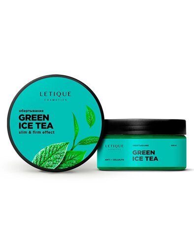Обертывание холодное для тела GREEN ICE TEA, 200 мл, letique cosmetics
