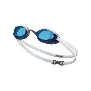Очки для плавания Nike Legacy, NESSD131400, голубые линзы, FINA, смен. пер., серая оправа