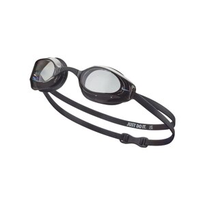 Очки для плавания Nike Vapor, NESSA177001, дымчатые линзы, FINA Approved, смен. перенос., черная оправа