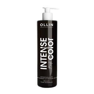 OLLIN PROFESSIONAL Шампунь тонирующий для коричневых оттенков волос / Brown hair shampoo INTENSE Profi COLOR 250 мл