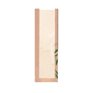 Пакет Feel Green для хлеба с окном 14+4х48 см, крафт-бумага, 250 шт/уп Garcia De Pou | 204.84