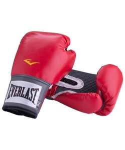 Перчатки боксерские Everlast Pro Style Anti-MB 2112U, 12oz, к/з, красный