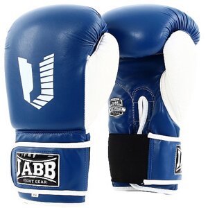 Перчатки боксерские (иск. кожа) 14ун Jabb JE-4056/Eu 56 синий\белый