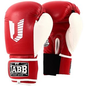 Перчатки боксерские (иск. кожа) 6ун Jabb JE-4056/Eu 56 красный\белый