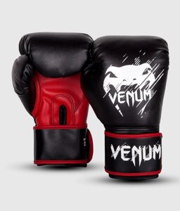 Перчатки детские Venum Contender 02822-100-4oz черный\красный