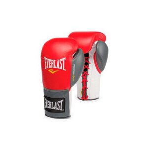 Перчатки тренировочные Everlast Powerlock 16 oz красный/серый 2200756