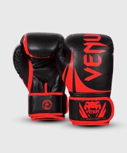 Перчатки Venum Challenger 2.0 Exclusive 0661-100-12oz черный\красный