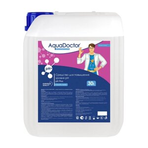 PH Плюс, 30л канистра, жидкость для повышения уровня рН воды AquaDoctor AQ17437 (Натрий Едкий 25%PHP-30L)