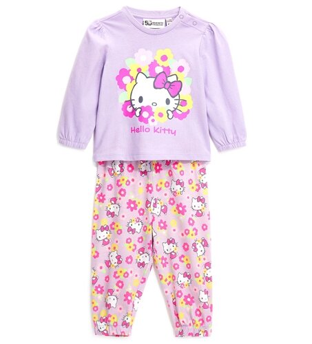 Пижама с длинным рукавом для маленькой девочки