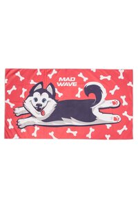 Полотенце из микрофибры Mad Wave Microfiber Towel Husky M0761 02 2 05W красный