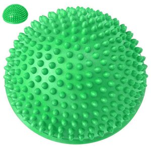 Полусфера массажная круглая надувная Sportex C33513-3 (зеленый) (ПВХ) d-16 см