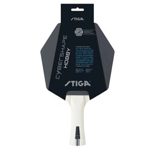 Ракетка для настольного тенниса Stiga Cybershape,1216-0106-35, накл. 1,6 мм ITTF, конич. ручка