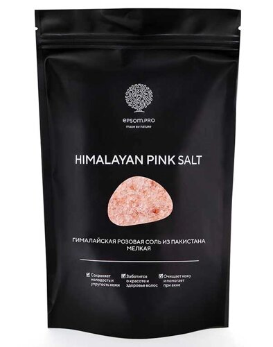 Розовая гималайская соль 1 кг мелкая Epsom. pro