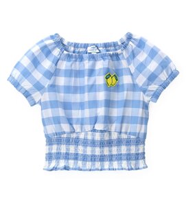 Рубашка с коротким рукавом для маленькой девочки