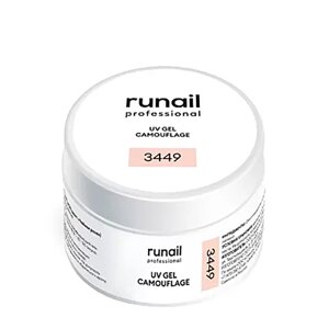 RUNAIL УФ-гель камуфлирующий, чайная роза 15 г