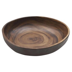 Салатник 2000мл 28х8см круглый African Wood 2 пластик меламин P. L. Proff Cuisine | S41109-TAI