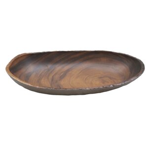 Салатник 2000мл 43х24х7,5см овальный African Wood пластик меламин P. L. Proff Cuisine | S41709-TAI