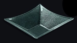 Салатник квадратный 130*130мм прозрачное стекло 3D Glassware | 1414-1203-94-003