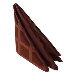Салфетка Resto Журавинка 450х450мм коричневая (квадрат)